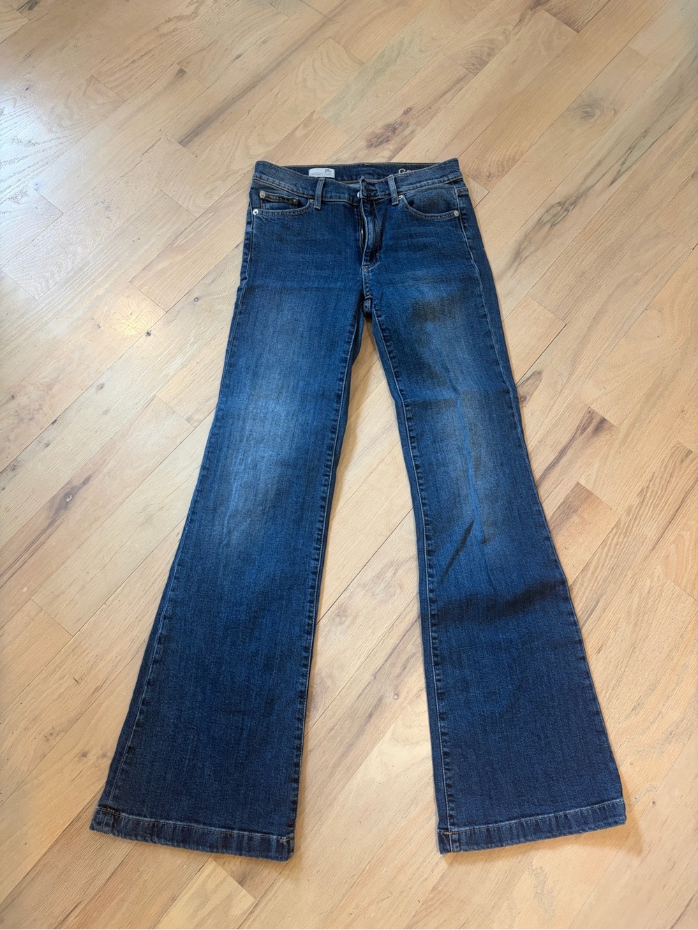 GAP Women's Medium-Dark Blue Flare Jeans
